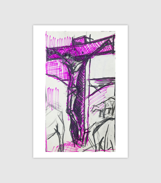 Postcard - 'Chist Keef on Cross'