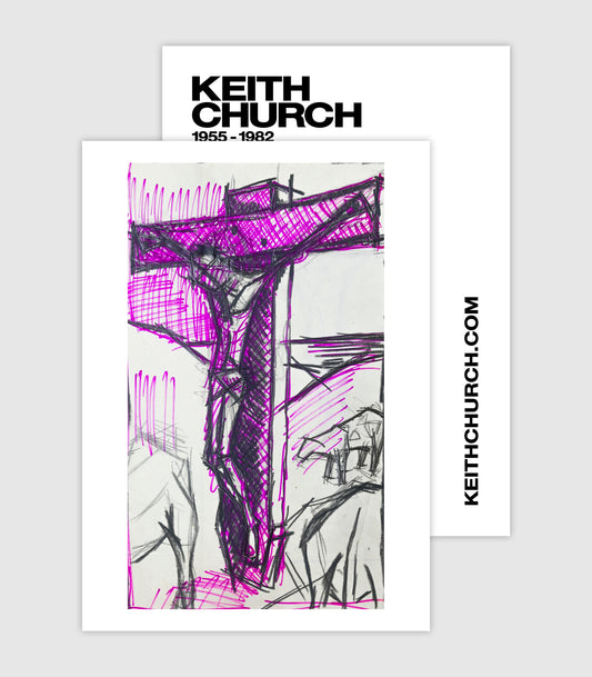 Postcard - 'Chist Keef on Cross'